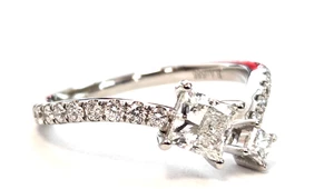 Lowest Price High Quality 1.02CT -14k Princess Cut Lab Grown Diamond HPHT VVS - Picture 1 of 7