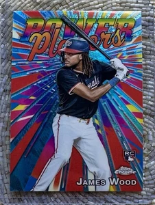 Topps Chrome Power Players Refractor James Wood Rc 2025 - Imagen 1 de 2