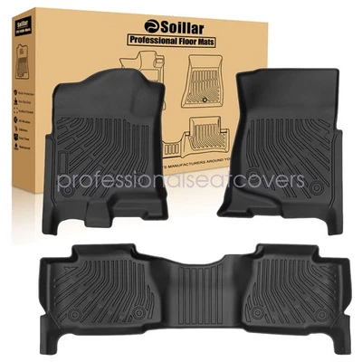 Juego de 3 alfombrillas 3D TPE para todo tipo de clima para Cadillac Escalade 2007-2014 Foto 1 de 4