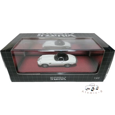 Matrix 1:43 Jaguar E-Type Frua 1964 blanco negro 2 puertas modelo de coche deportivo modificado Foto 1 de 4