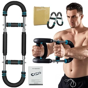 Twister Arm Trainer, 40-100lb Adjustable Chest Workout Equipment Portable Arm... - Picture 1 of 7