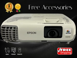 REFURBISHED Epson PowerLite X17 3LCD Projector 4K 2700 Lumens iProjection App 🔥 - Picture 1 of 9
