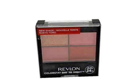 Revlon ColorStay Day to Night Eyeshadow Quad – 565 Pretty – Longwear – NEW - Image 1 of 4