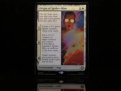 Origin of Spider-Man #9 Rare (FOIL) MTG Marvel's Spider-Man - Image 1 of 2