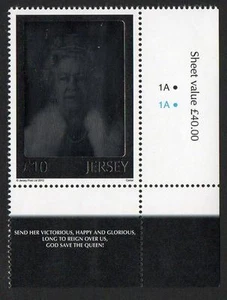 TRIKOT 2012 POSTFRISCH £10 HOLOGRAMM BRIEFMARKE - Bild 1 von 1