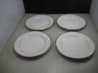 Noritake Guilford 5291 Bread Plates White With Gold Trim Set Of 4 Free Shipping