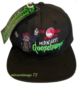 VTG Goosebumps The Scarecrow Walks at Midnight Adjustable Snapback Hat Cap Youth - Picture 1 of 2