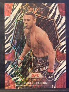 2022 Select UFC Carlos Ulberg Premier Zebra RC SSP! 