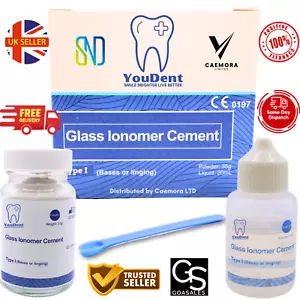 Cavidad de cemento dental permanente para reparación dental de dientes fuertes, kit de relleno 35 gramos - Imagen 1 de 7