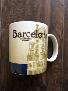 ⭕️ Starbucks Mug Barcelona City Global Icon Collector Coffee Cup 2012 NWT SKU - Picture 1 of 2