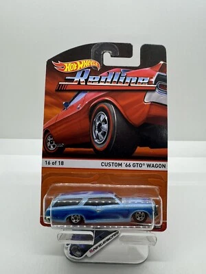 2015 Hot Wheels Redline Custom ’66 GTO Wagon Blue - Image 1 of 4