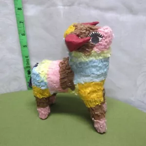 MINI PINATA fiesta Bull multicolor pastel NEW party décor Cinco de Mayo - Picture 1 of 3