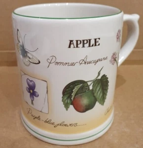 Tazza M&S tankard fiori di melo giardino piante botaniche grande tazza campagna francese - Foto 1 di 6