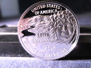 2023-er 1 SILBER PROOF AMERICAN WOMEN Quarter EDITH MANAKA' OLE 20% Feinunze - Bild 1 von 3