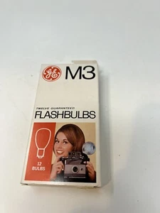 GE M3 Flashbulbs Camera Flash Bulbs Package of 11 Vintage - Picture 1 of 3