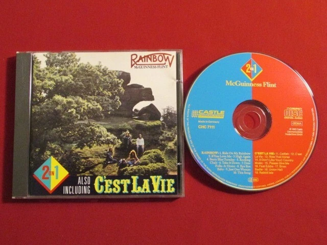 McGUINESS FLINT RAINBOW/C'EST LA VIE 2on1 FOLK CD CASTLE CHC 7111 LIKE NEW OOP - Image 1 of 4