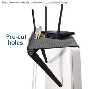 TV Computer Screen Caddy Top Shelf Desktop Stand Adjustable Storage Rack Holder - Picture 1 of 13