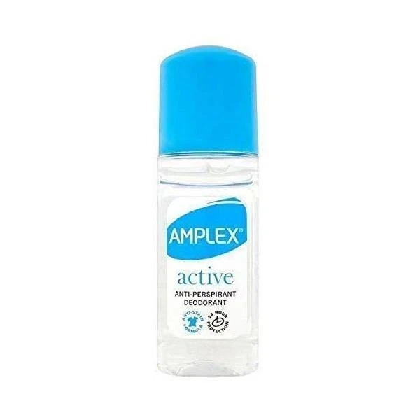 6 x Amplex Active Deodorant Roll On 50ml