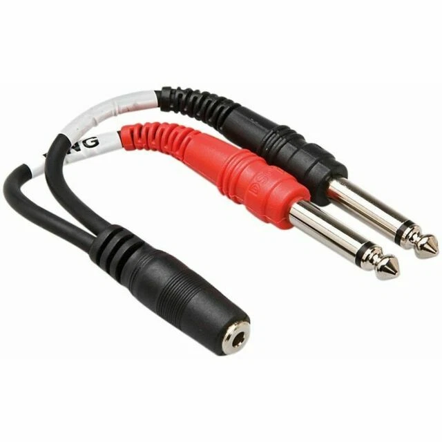 Hosa YMP-434 Female TRS 1/8-Inch to Dual Male TS 1/4-Inch Stereo Breakout Cable