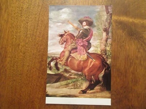 Cartolina d'arte Velazquez Il conte duca di Olivares formato continentale - Foto 1 di 2