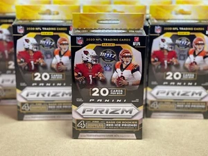 2020 Panini Prizm Football Hanger Box Brand New Factory Sealed Red Ice Burrow RC - Picture 1 of 2