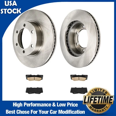 Pastillas de rotores de freno delanteros aptas para Toyota Tundra 2000-2006 Toyota Sequoia 2001-2007 Foto 1 de 4