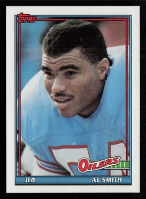 1991 Topps #228 Al Smith Houston Oilers Football Card - Image 1 of 2
