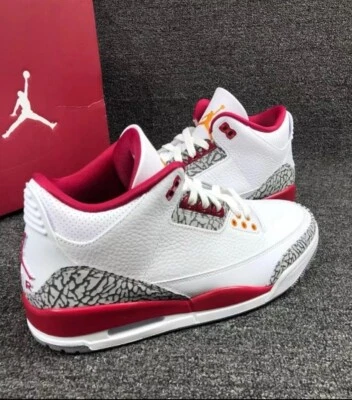 9 码 - Jordan 3 Retro Mid Cardinal 红色 — 第 1/4 张图片