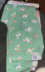 Girl’s 2-pack Leggings 365 Kids By Garanimals Size 10 - Picture 1 of 4
