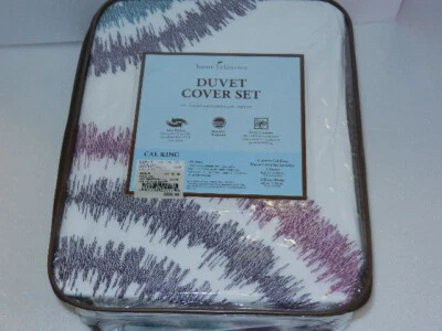 new Home Classics Ava 3 Piece California King Duvet Cover Set cal 100% cotton - Image 1 of 4