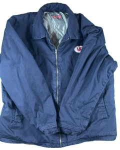 Vans Worker Jacket Sz 2XL Navy Skater style Quilted inner Free Shipping - Picture 1 of 5