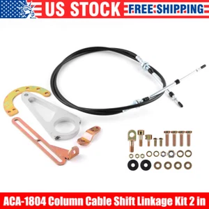 Steering Column Cable Shift Linkage For GM TH350/TH400/700R4/TH200/2004R/4L60. - Picture 1 of 7