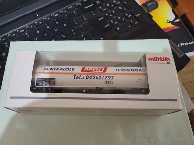 Marklin HO 47582 DB HOYER Mineralole Tank Car in its original box - NIB - Image 1 of 4