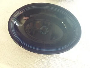 Fiesta Fiestaware Serving Platter Oval Cobalt Blue 12X9 Homer Laughlin - Picture 1 of 7