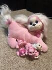 PUPPY SURPRISE plush toy with 5 puppies pink 2014