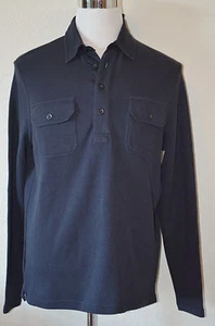 Perry Ellis - Top tejido con tapeta de botones de mezcla de algodón para hombre $79,50 (MM78) - Imagen 1 de 12