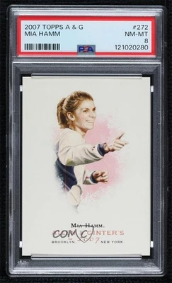 2007 Topps Allen & Ginter's Mia Hamm #272 PSA 8 - Image 1 of 2