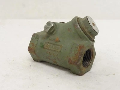 203407 Old-Stock; Crane 346-1/2" Check Valve; Y Pattern; 1/2" Threads; 700Psi - Image 1 of 4
