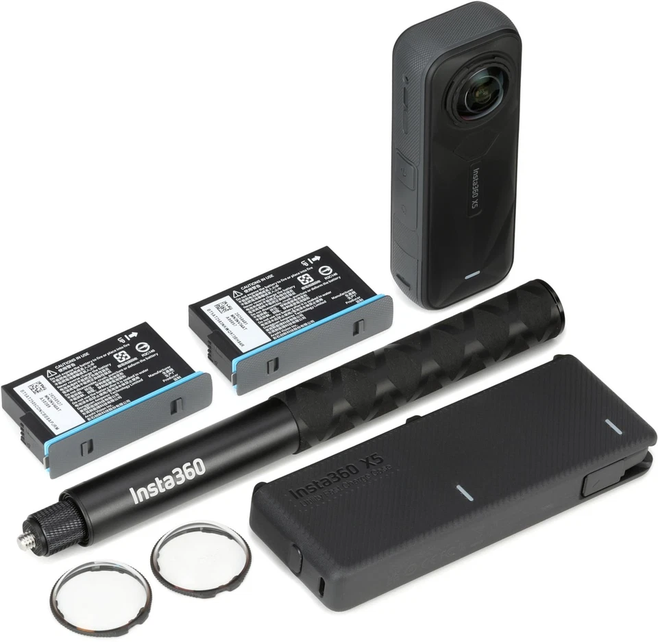 Insta360 X5 8K Pocket Action Video Camera Essentials Bundle - Image 1 of 4