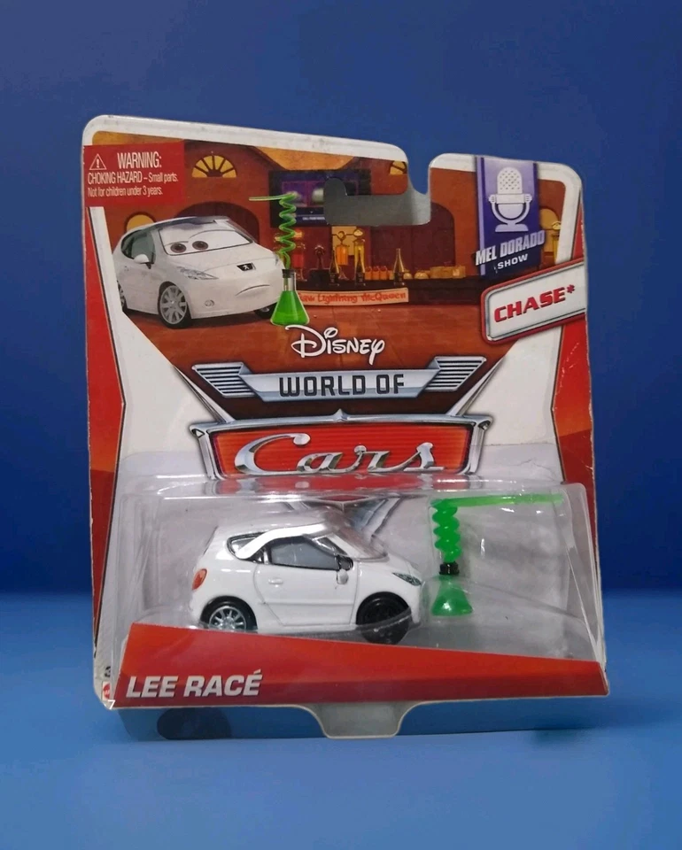 Disney Pixar CARS 2 MOVIE LEE RACE - Mel Dorado Show *CHASE* Diecast ⚪ - Image 1 of 4