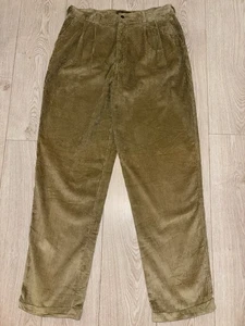 Vintage Dockers Corduroy Trousers 34w 34l Loose Fit Beige Y2K Workwear Retro - Picture 1 of 9