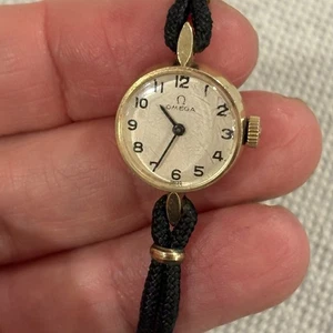 Impresionante reloj de cóctel vintage 1972 OMEGA para damas relleno de oro 10k - Imagen 1 de 10