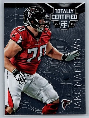 2014 Panini Totally Certified #104 Jake Matthews Atlanta Falcons RC Rookie - Image 1 of 2
