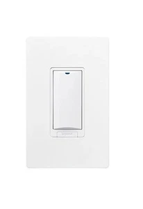 Legrand Wattstopper LVSW-101-W Low Voltage Wall Switch, 1-Button w/LED, White - Picture 1 of 2
