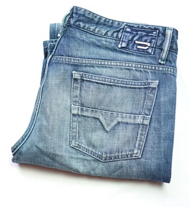 Diesel Rabox Regular Straight Jeans mens size W35 W36 L36 XL Button Fly Vintage - Picture 1 of 12