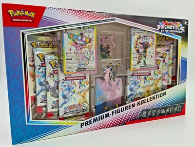 Pokemon Prismatische Entwicklungen Premium Figuren Kollektion DE NEU & SEALED - Bild 1 von 4