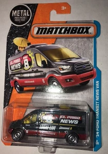 Matchbox '14 Ford Transit New Van #2  - EL PASO NEWS CHANNEL 8 - NEW - Picture 1 of 2