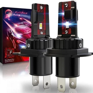 H4 Light Bulbs, HB2 9003 H4 Fog Light Bulbs 6500K Xenon White Extremely Brigh... - Picture 1 of 8
