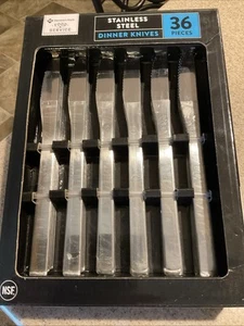 Member 's Mark Stainless Steel Food Service Dinner Knife 36 pc Set NIB - Picture 1 of 1