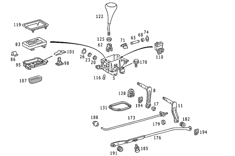 Buje de cojinete original Mercedes-Benz 115-992-03-10 Foto 1 de 1